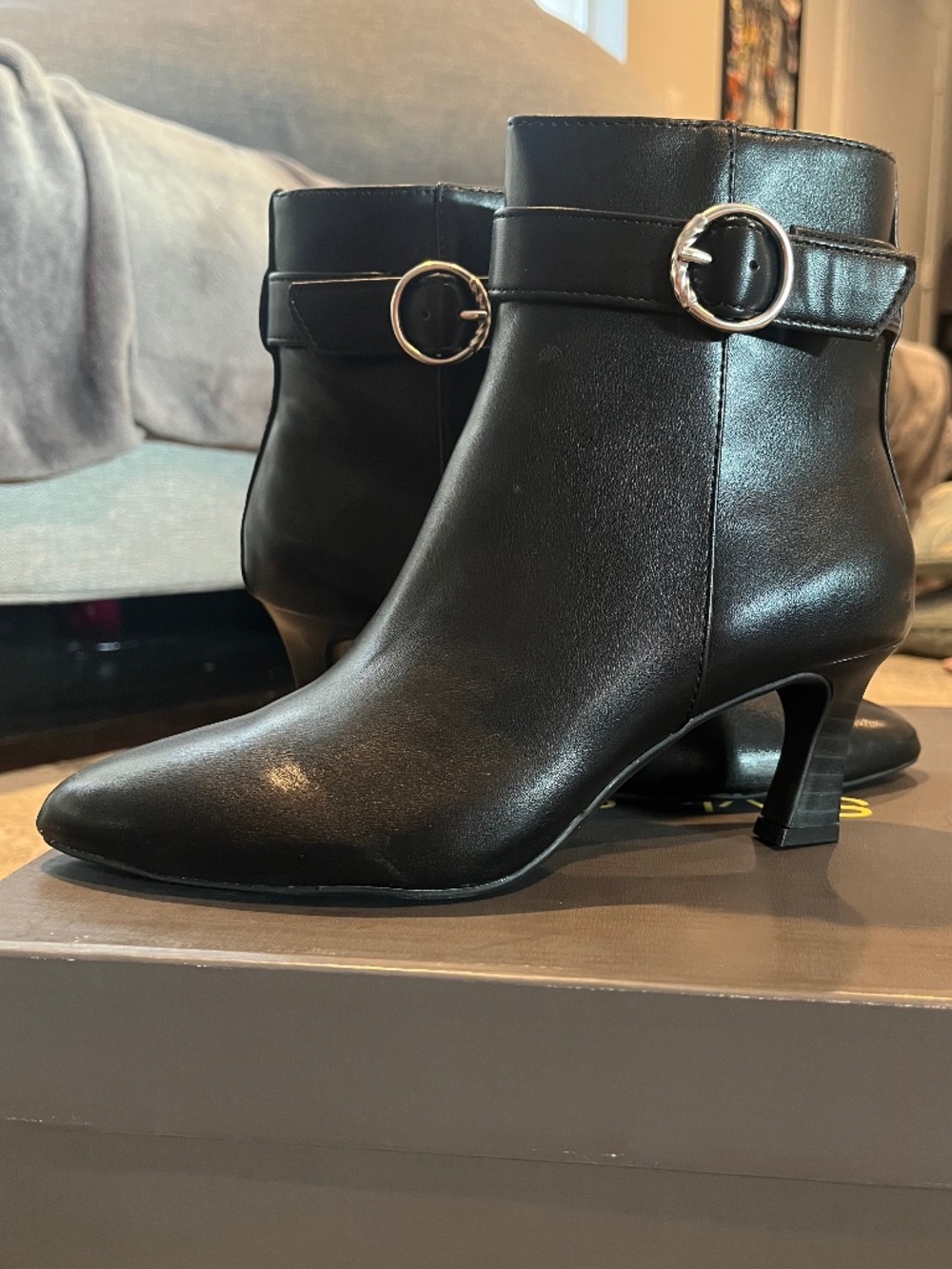 Black Booties Style&Co 5.5